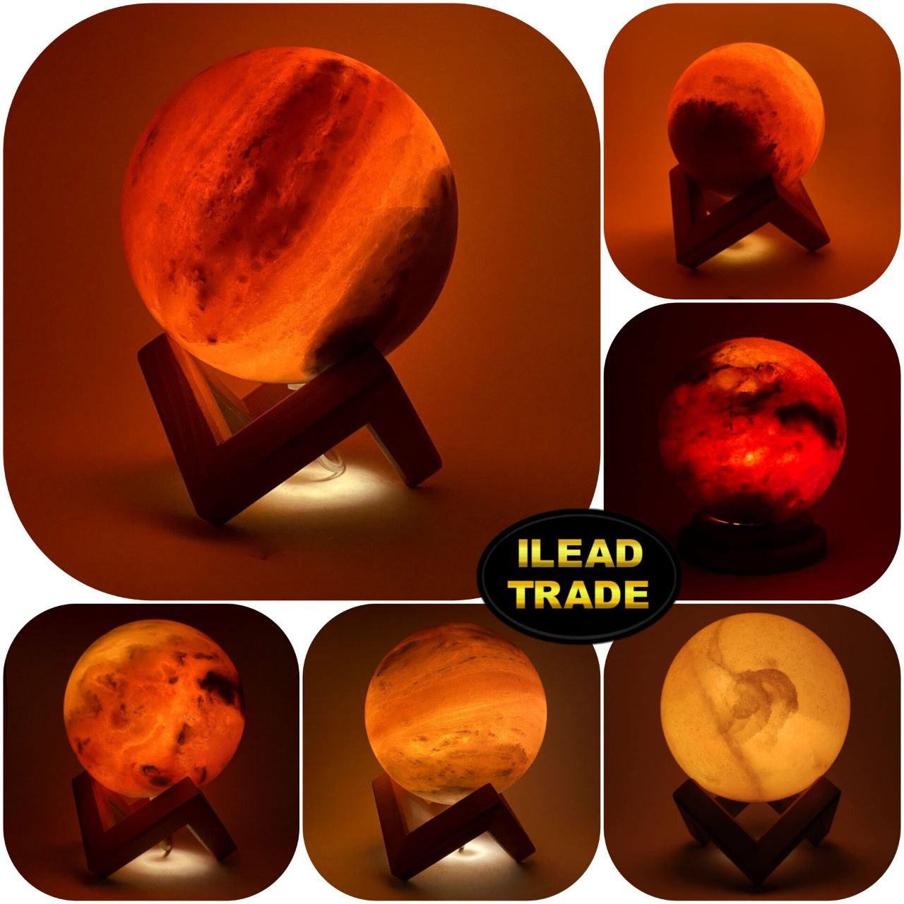 تصویر 2 از فروش عمده گوی نمکی چراغ خواب قیمت مناسب