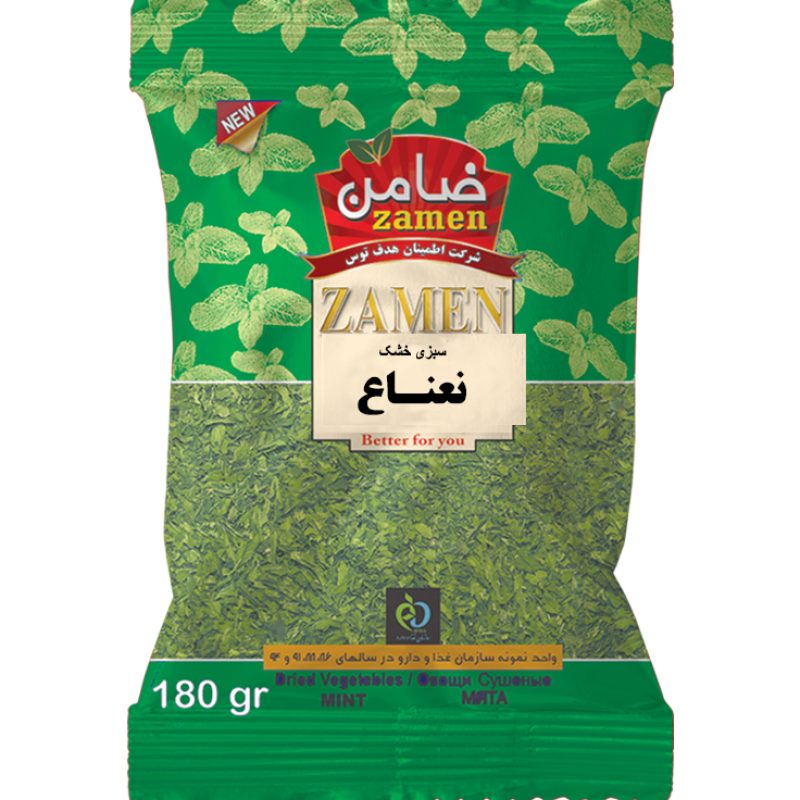 فروش نعناع خشک خانواده ضامن + قیمت عمده