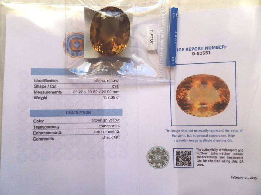 تصویر 1 از قیمت عمده سنگ سیترین اصل