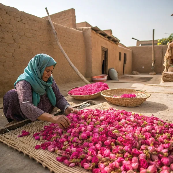 خرید عمده غنچه گل محمدی به صورت مستقیم از باغدار