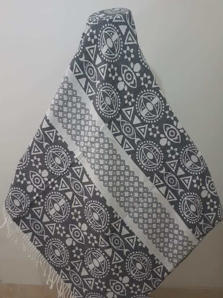 قیمت شگفت انگیز پتو پنبه ای ژاکارد + فروش عمده