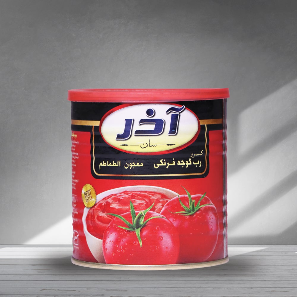 راهنمای کامل خرید رب گوجه آذر با بهترین قیمت