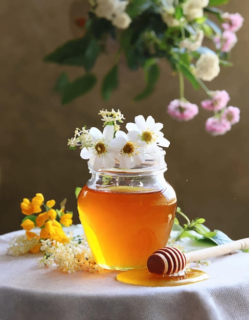 قیمت عسل چند گیاه اعلا شیشه 2 کیلویی + فروش عمده