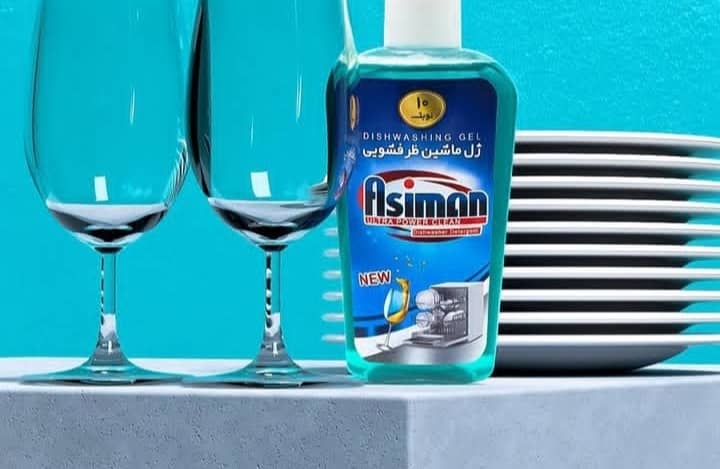 خرید عمده ژل چند منظوره ماشین ظرفشویی ۲۰۰ سی سی آسیمن