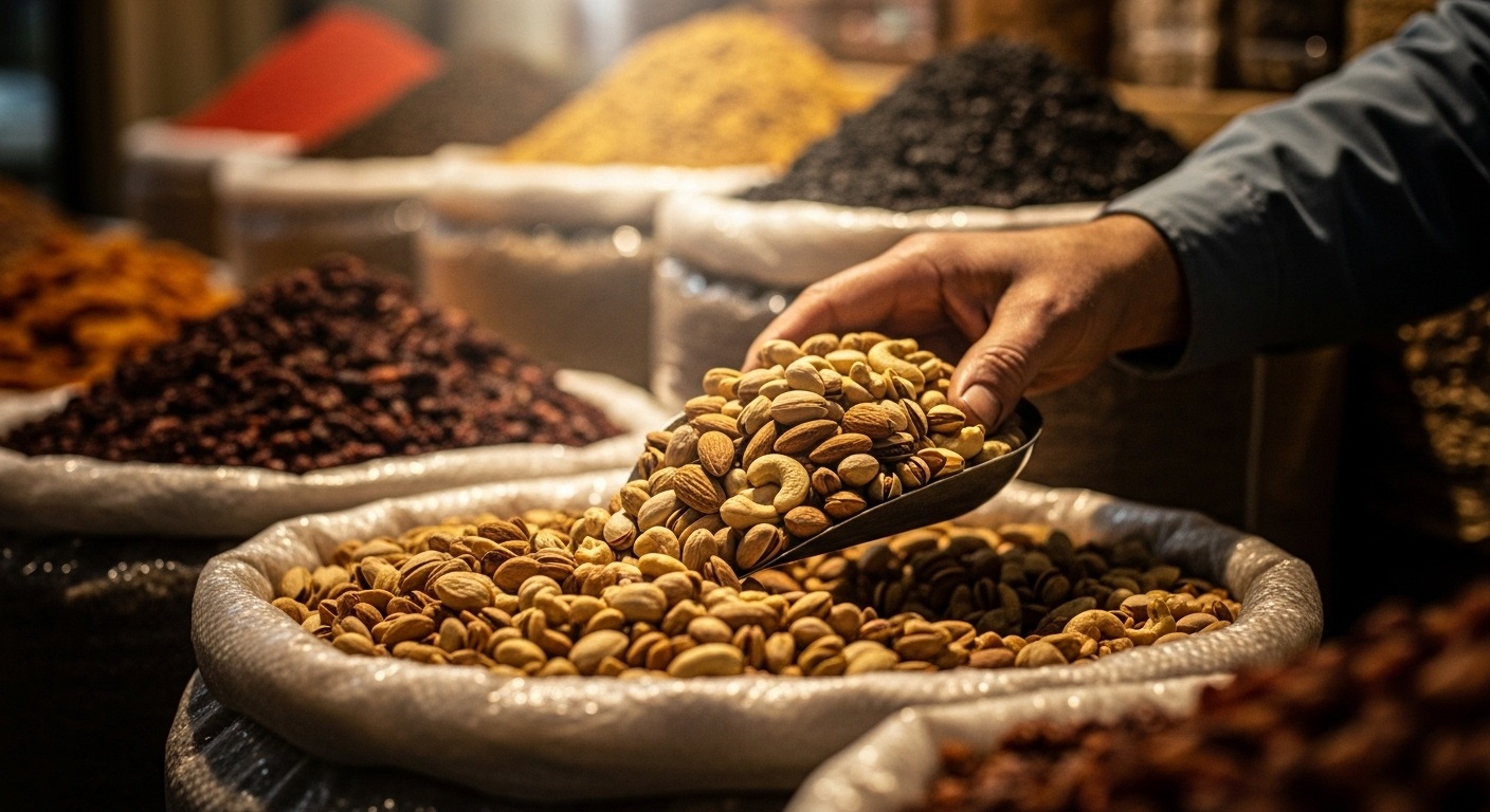 بخش عمده آجیل چهار مغز با پایین‌ ترین نرخ بازار