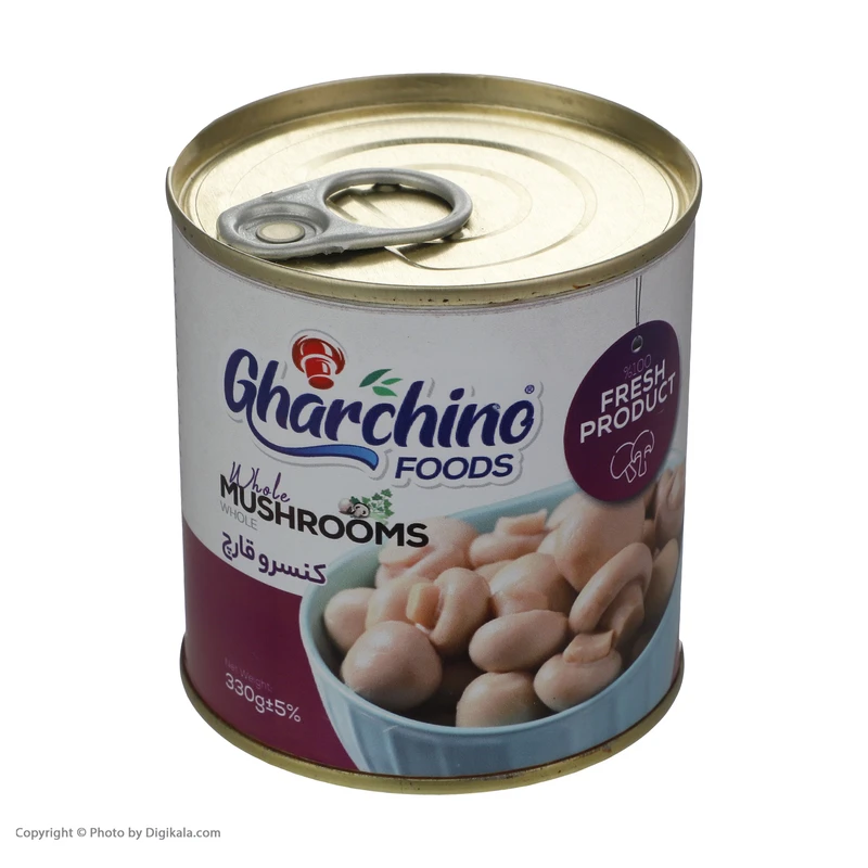 خرید نقدی کنسرو قارچ دکمه ای 320 گرمی خوشمزه اعلا + شرایط استثنایی