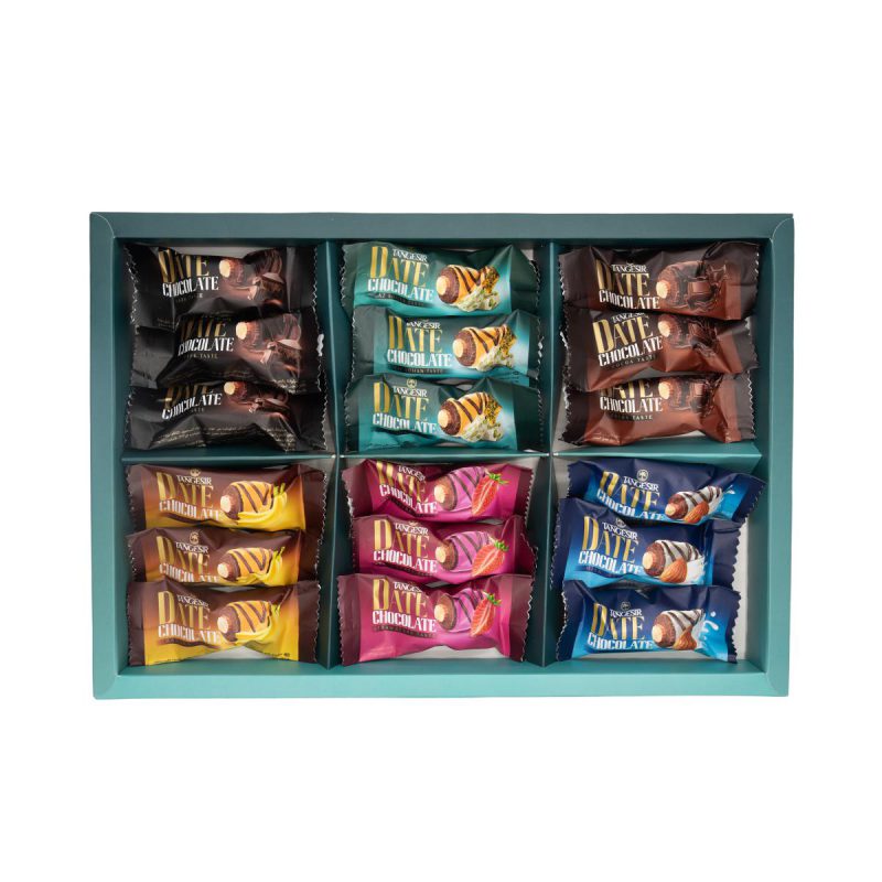 قیمت عمده خرما شکلاتی مغزدار تنگسیر + تخفیف ویژه
