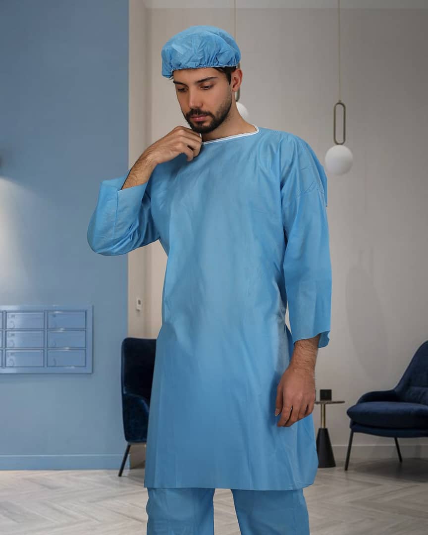 خرید لباس یکبار مصرف بیمارستانی ارزان