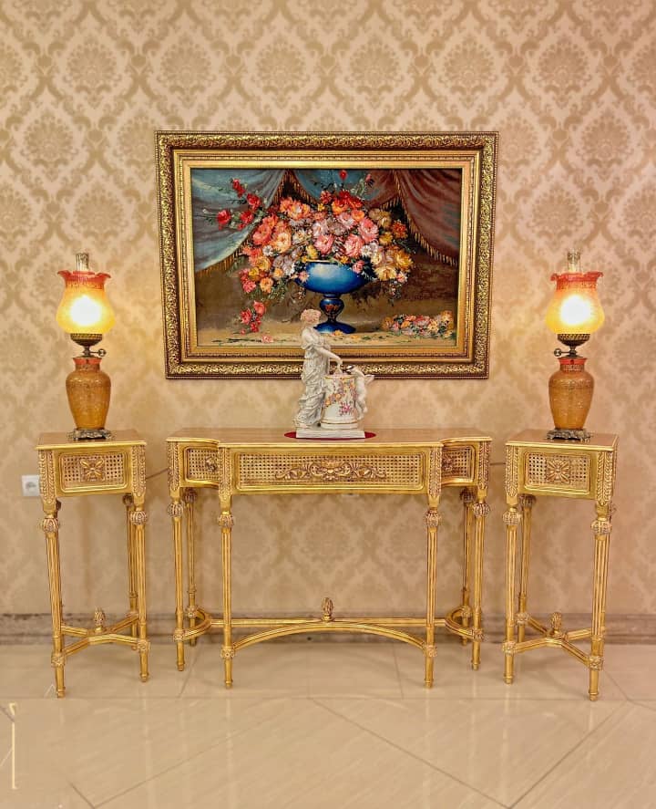 کنسول ۳ تیکه حصیری خرید