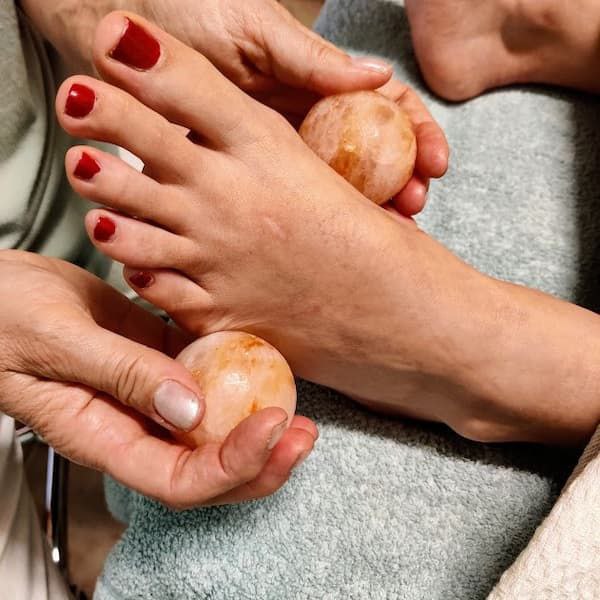 گوی نمکی ماساژ بدن، پاها ارگانیک عمده خرید فروش