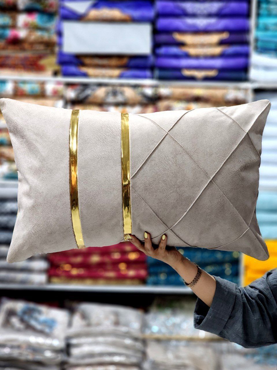 خرید ارزان روبالشتی نوار دار + فروش عمده
