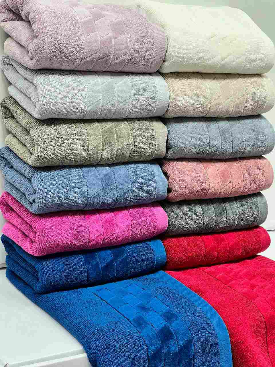 فروش عمده حوله دستی + تنوع رنگ بالا