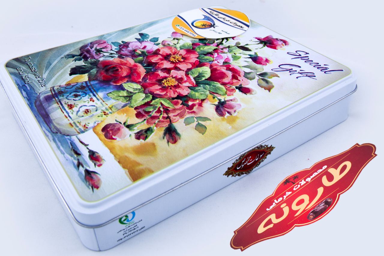 خرید قوطی حلوا خرمایی