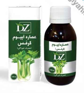 عصاره کرفس خوراکی مرغوب