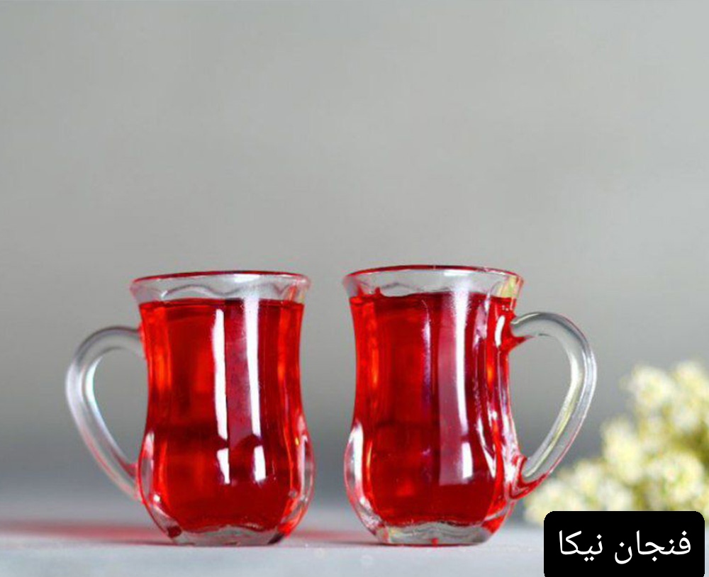 خرید عمده و قیمت فروش نیم لیوان بلور مدل نیکا