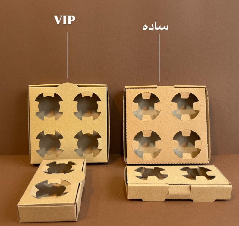خرید و قیمت هولدر مقوایی لیوان کاغذی بدون چاپ