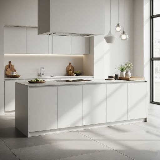 روکش وکیوم ممبران سفید مات FRP مدل F 4090 + فروش عمده روکش کابینت در تهران