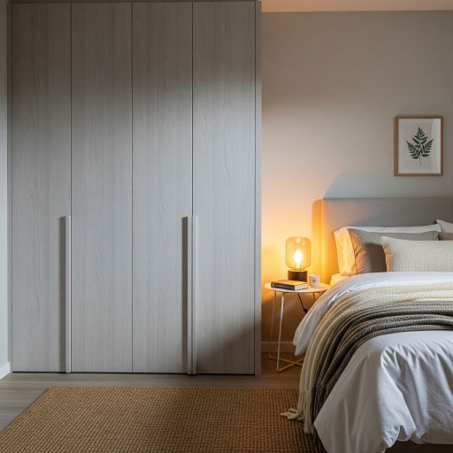 روکش ممبران طرح چوب طوسی روشن FRP مدل F 4121 + فروش عمده روکش کابینت وکیوم