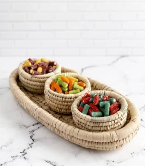 فروش اردو خوری کپو بافی بیضی