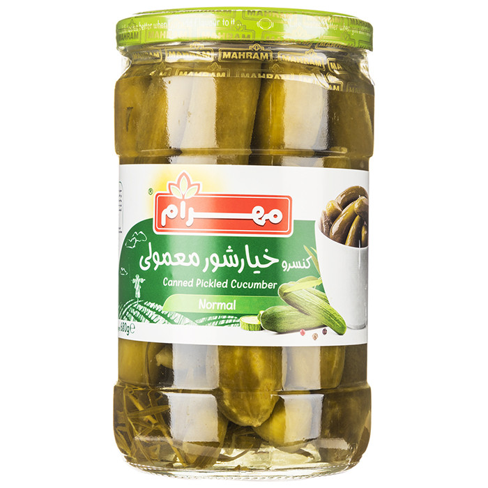 خرید عمده خیارشور معمولی مهرام با بهترین قیمت