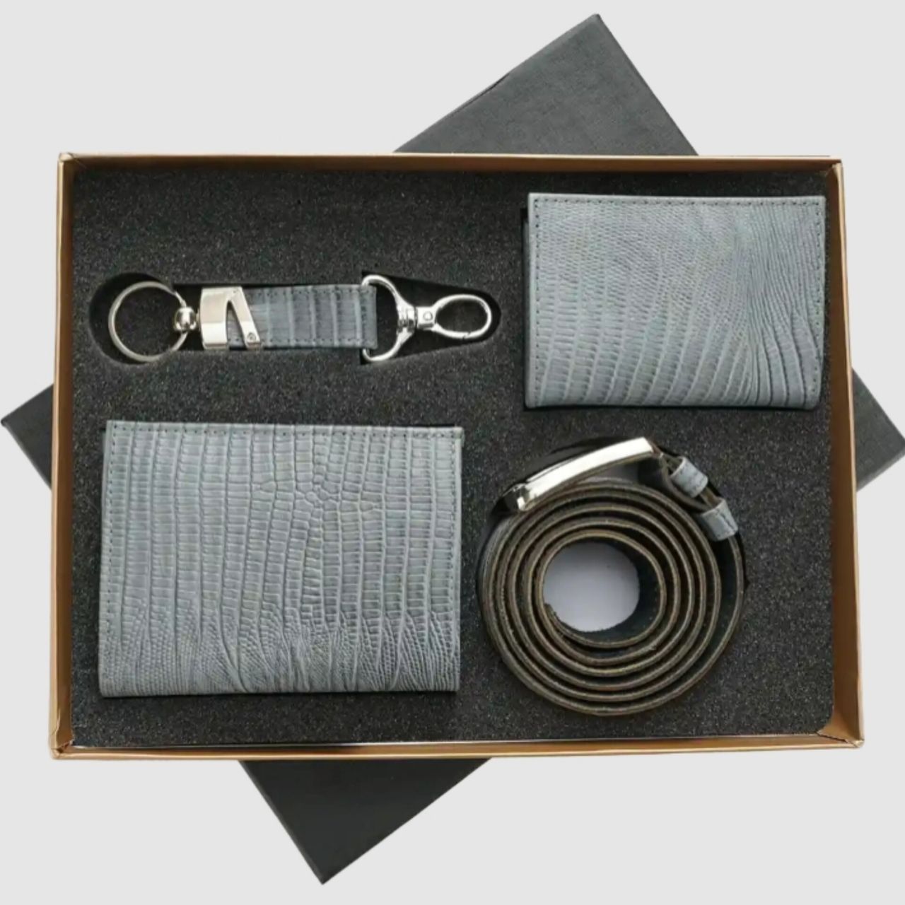 ست کیف و کمربند چرم طبیعی + فروش استثنایی