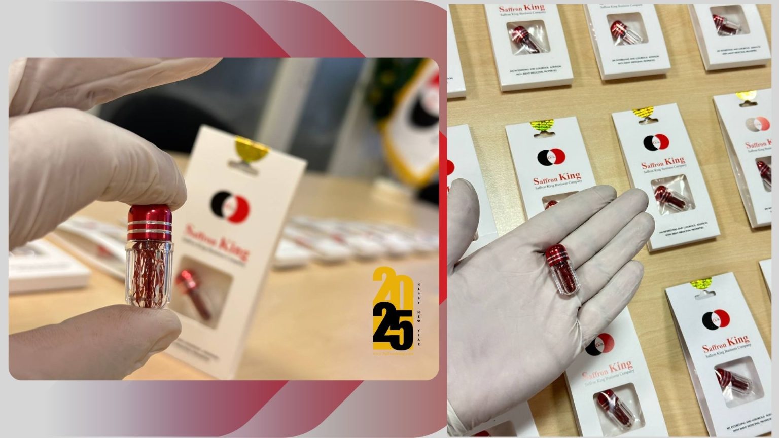 تصویر 4 از زعفران گلیران یک مثقال دارای رشته‌ های سالم و بافت یکنواخت