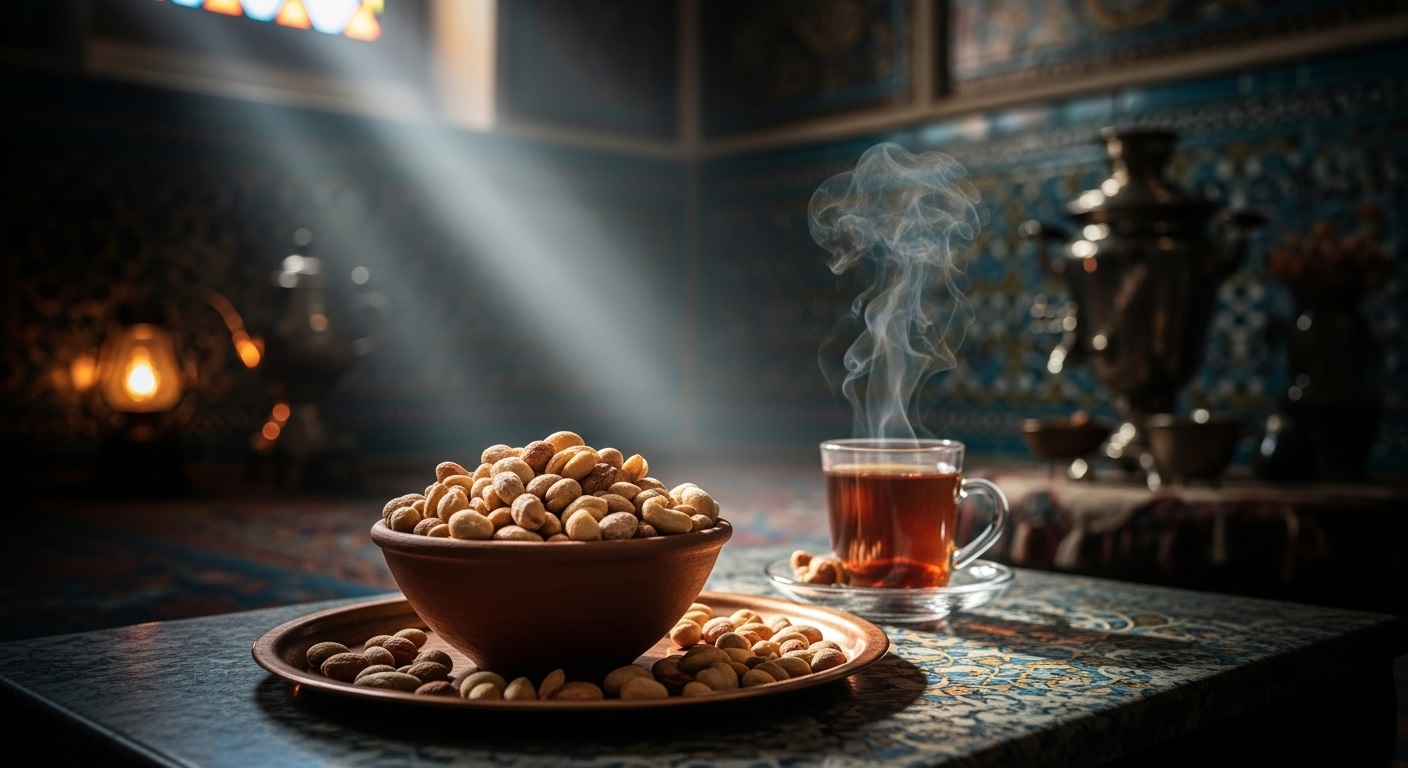فروش بی‌ واسطه آجیل چهار مغز عربی از تولید به مصرف