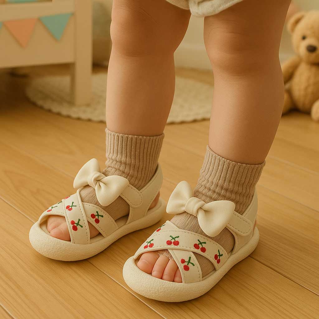 خرید صندل دخترانه با طرح زیبا