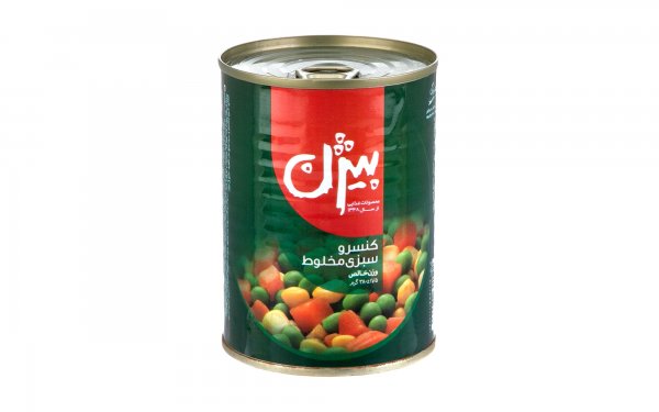 کنسرو مخلوط سبزیجات بیژن 380 گرمی + قیمت و کیفیت ویژه