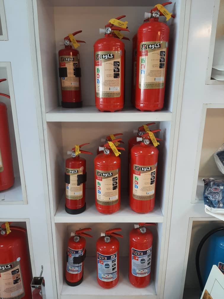 کپسول آتش نشانی پودری ۲ کیلویی خودرو