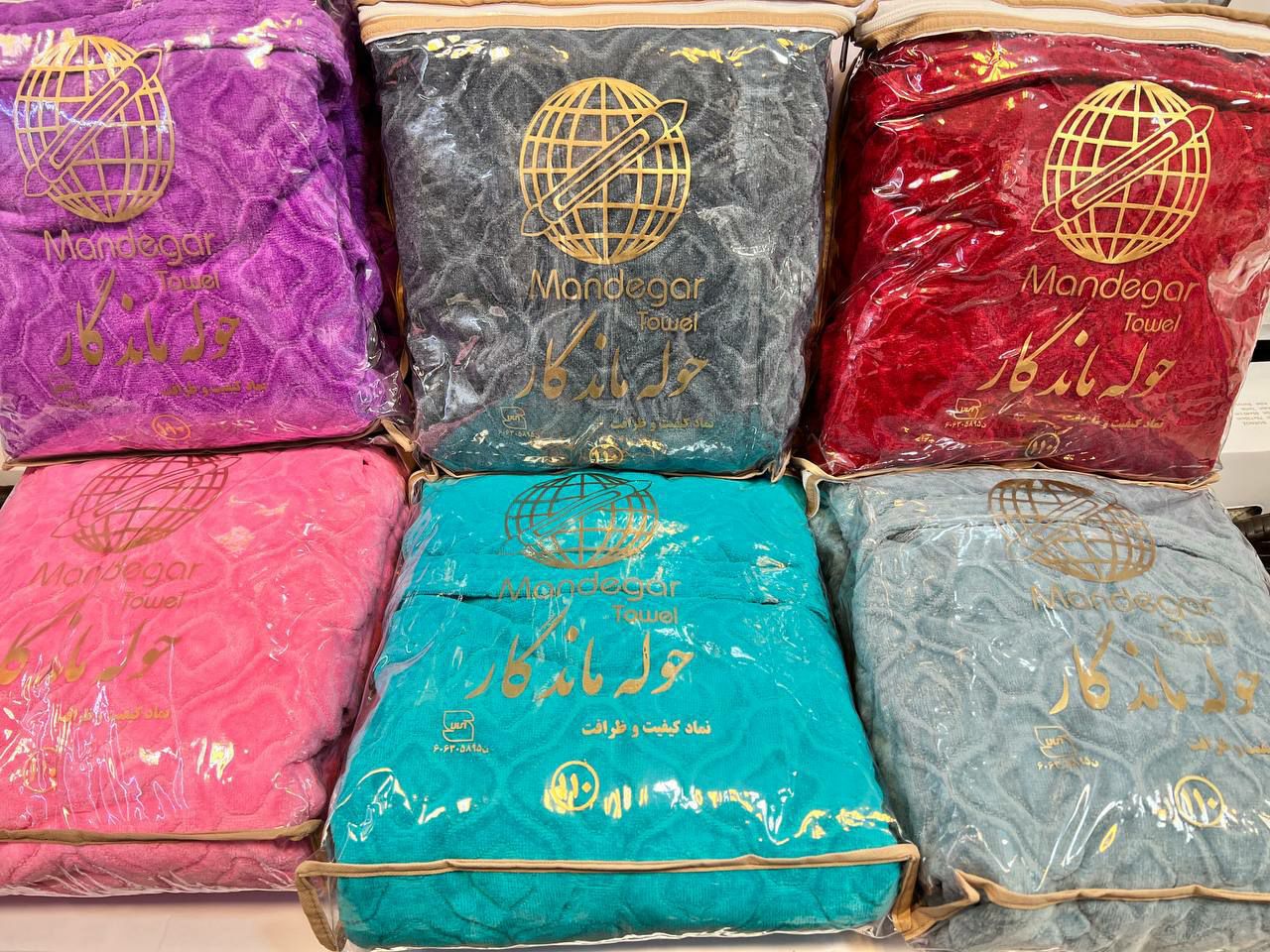 قیمت خرید حوله + فروش عمده حوله پالتویی مخمل مدیوم ماندگار طرح سیلور
