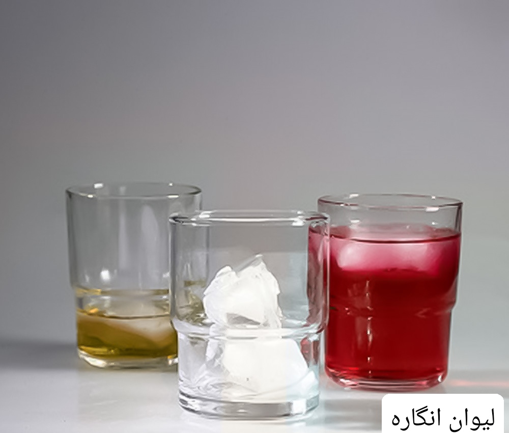 خرید عمده و قیمت نیم لیوان بلور مدل انگاره کاوه