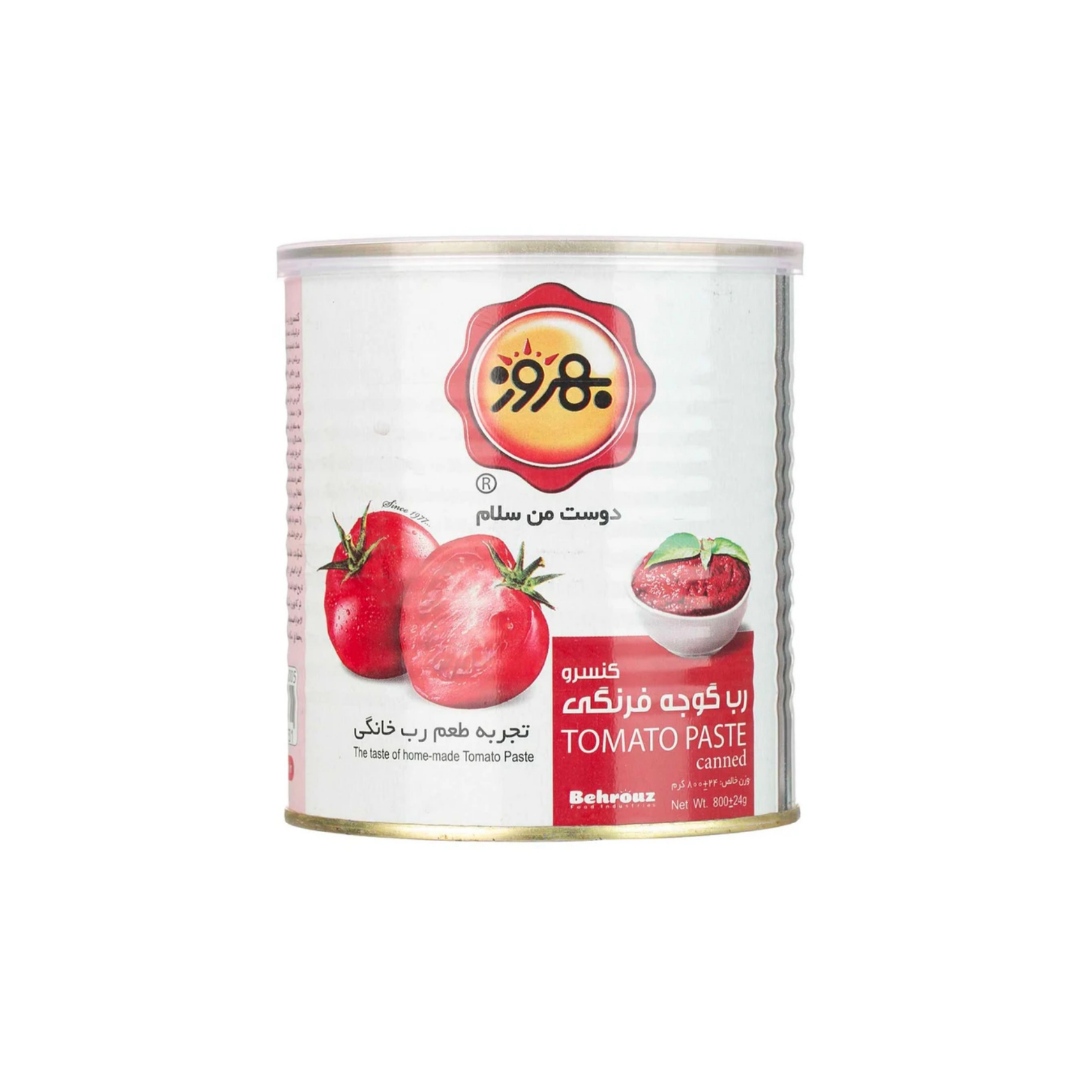 خرید رب گوجه 800 گرمی بهروز + بهترین قیمت