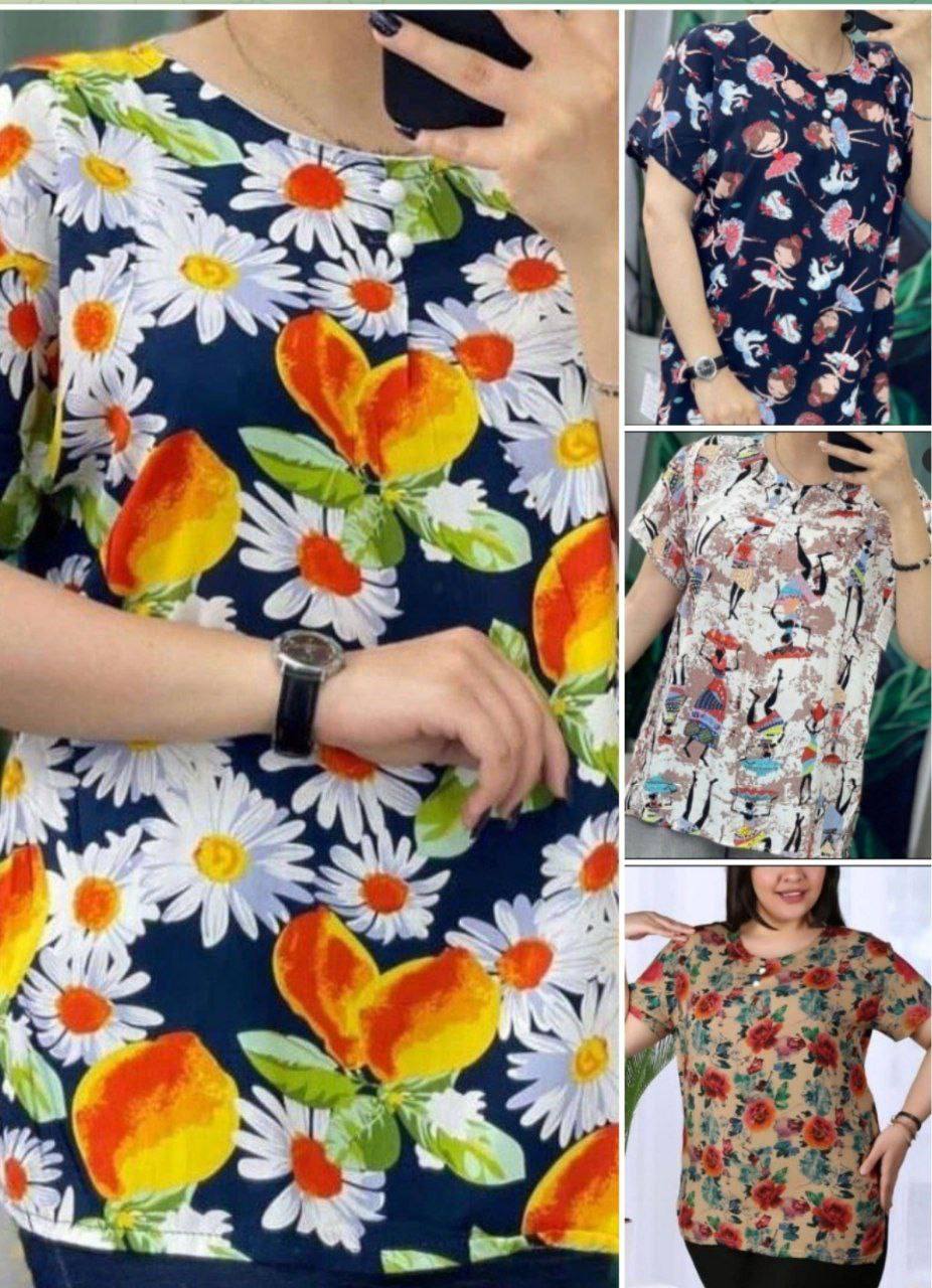 خرید تیشرت نخی زنانه تابستانی