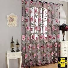 خرید و فروش پارچه پرده ای حریر گلدار + فروش ویژه