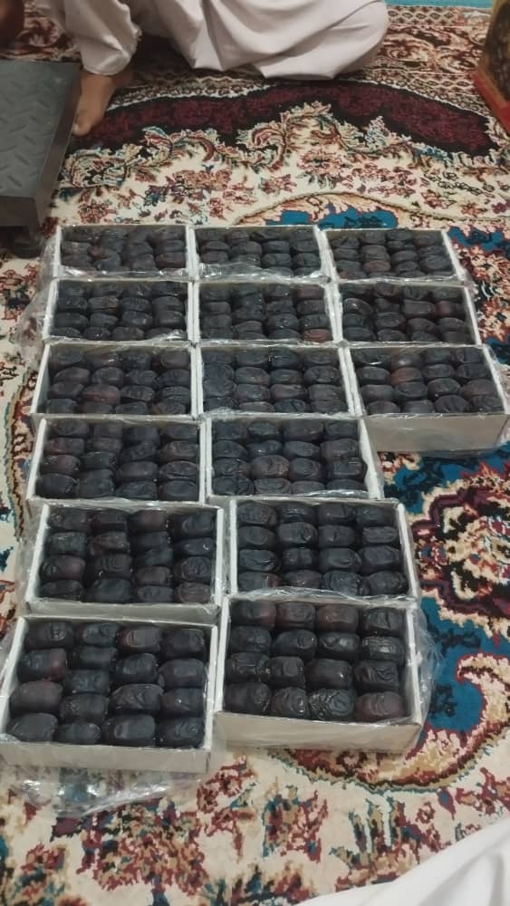 خرمای مضافتی الماس سیاه صادراتی + قیمت ارزان