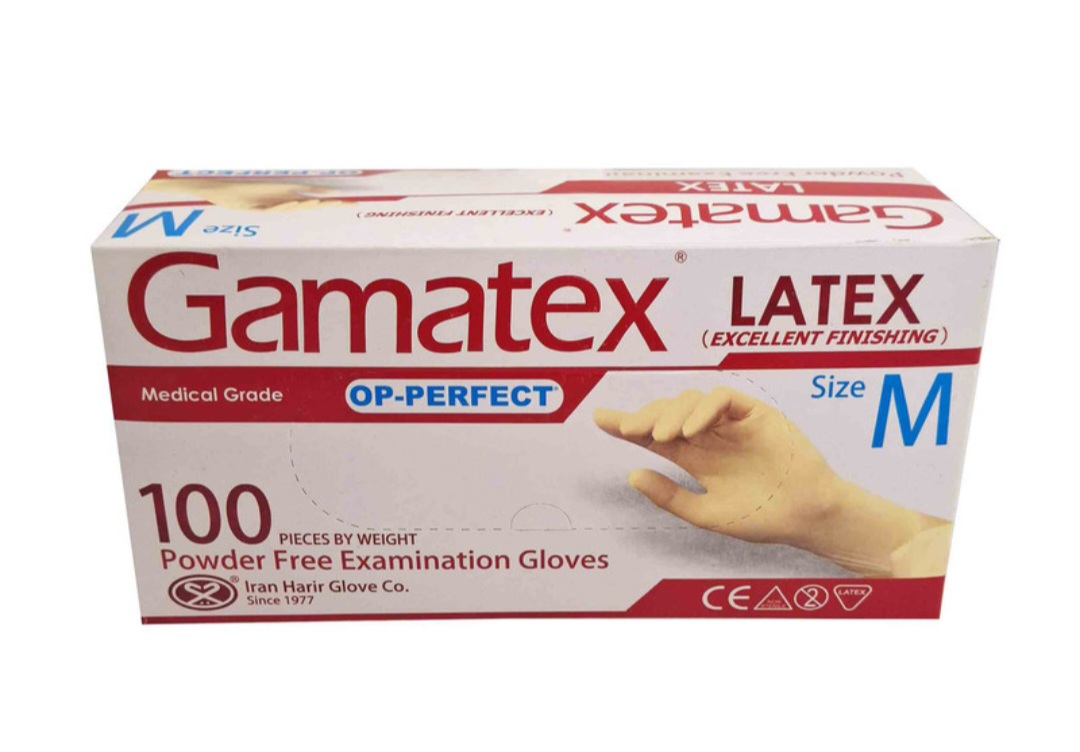 فروش فوری دستکش لاتکس گاماتکس سایز xs + خرید بی واسطه