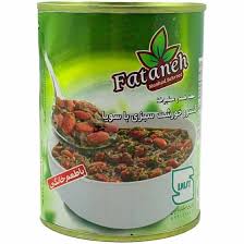 خرید کنسرو خورشت قرمه سبزی فتانه + با مواد اولیه تازه