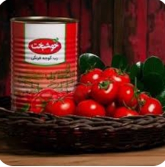 خرید رب گوجه فرنگی خوشبخت + ضامن رنگ سفره ایرانی