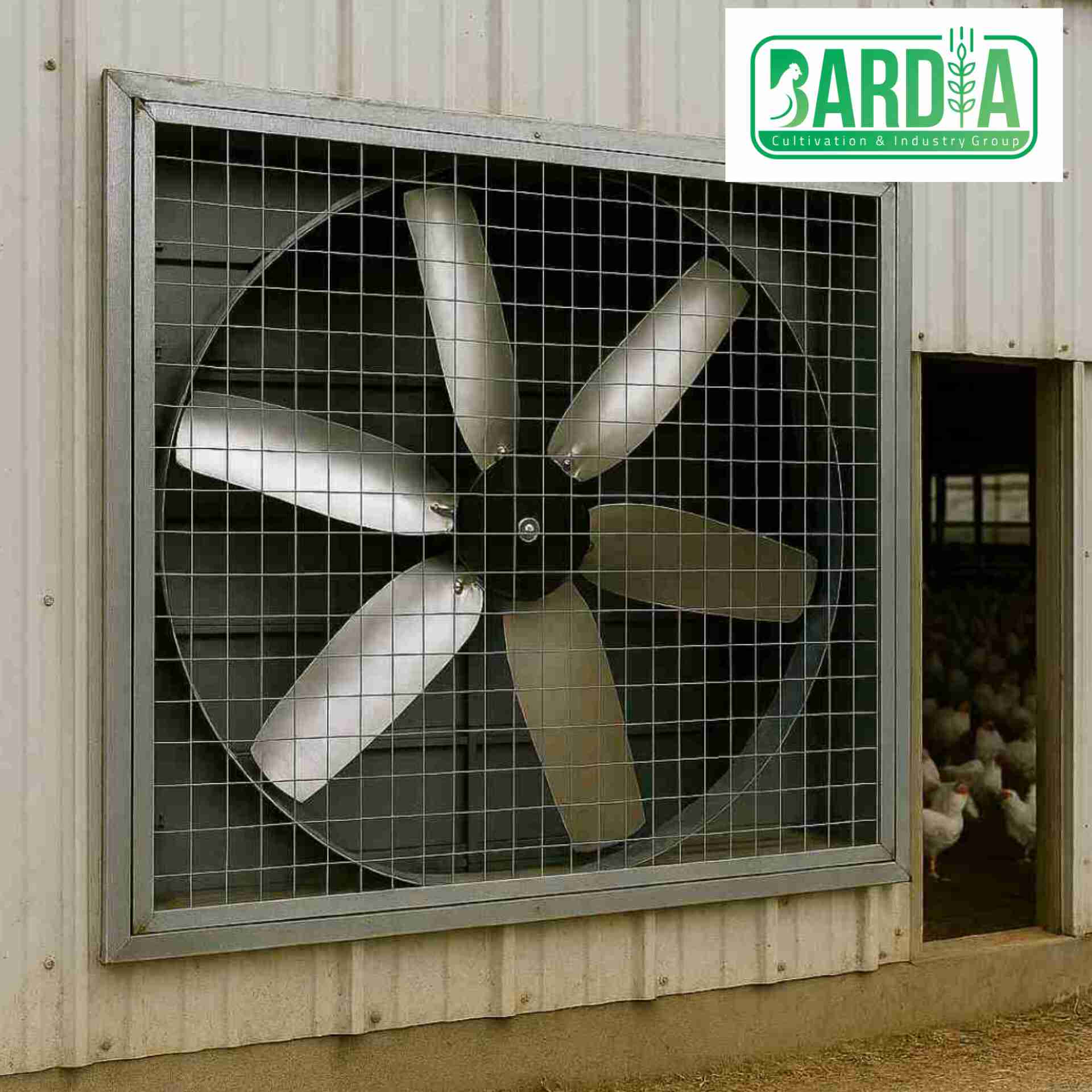 فروش عمده فن تهویه صنعتی 140×140 پره استیل