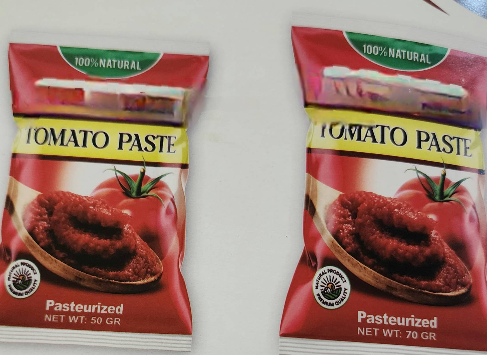 قیمت ویژه + رب گوجه پاکتی