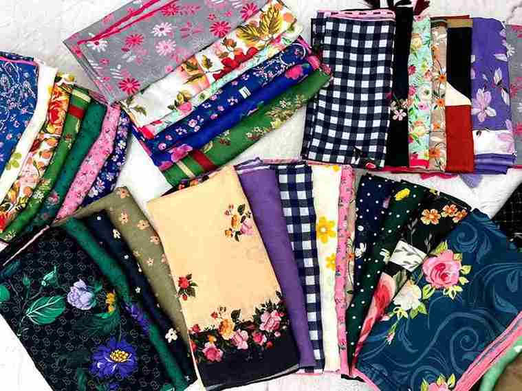 خرید و فروش روسری نخی نارا + قیمت فروش عمده