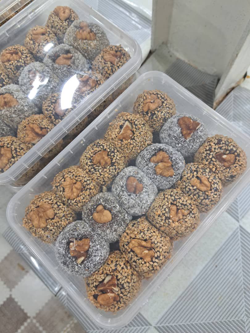 خرید و قیمت توپک کنجدی نارگیل