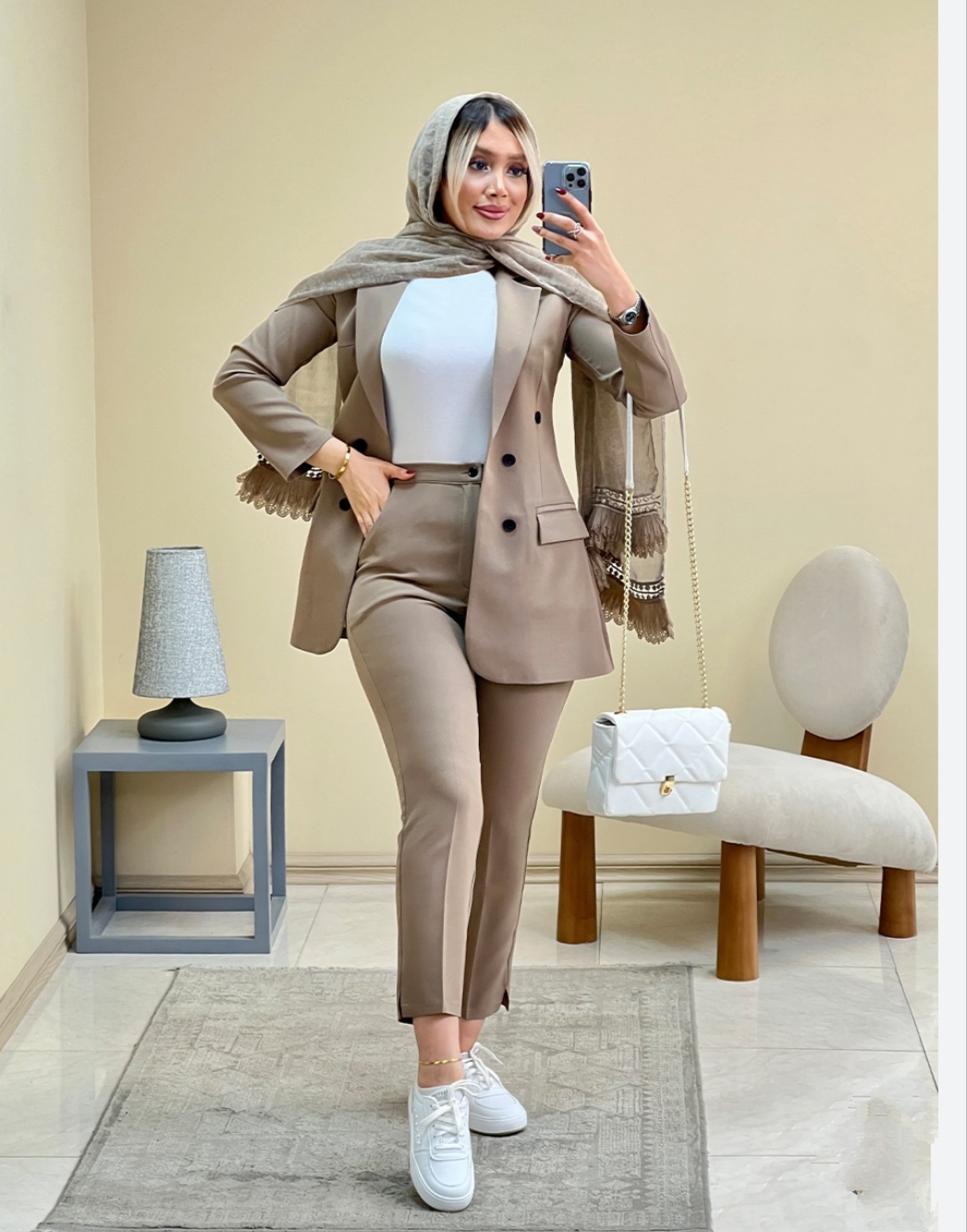 فروش عمده کت شلوار دخترانه کرپ اعلا