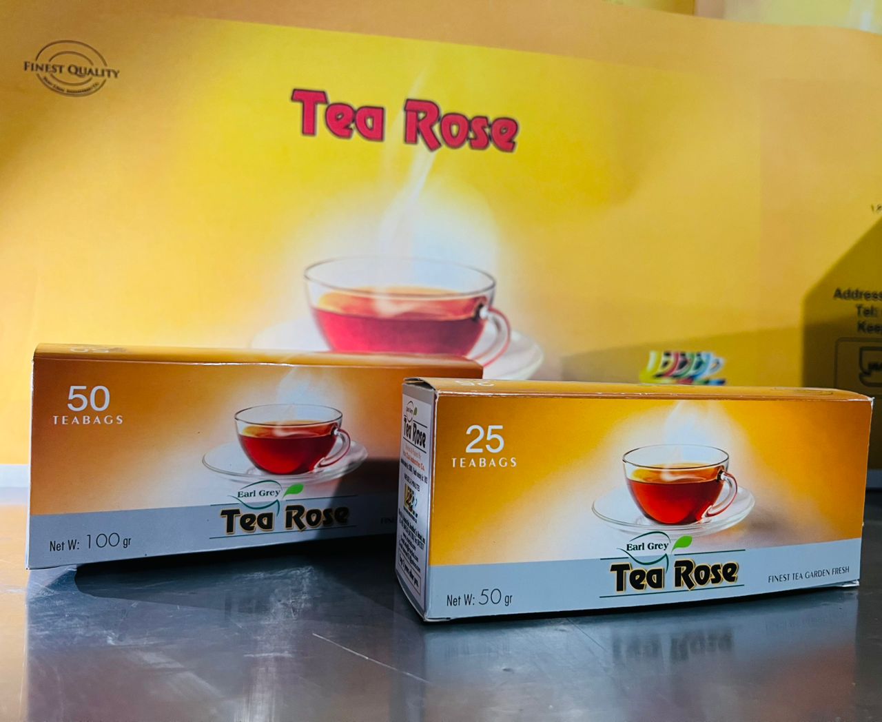 چای ارل گری تی رز