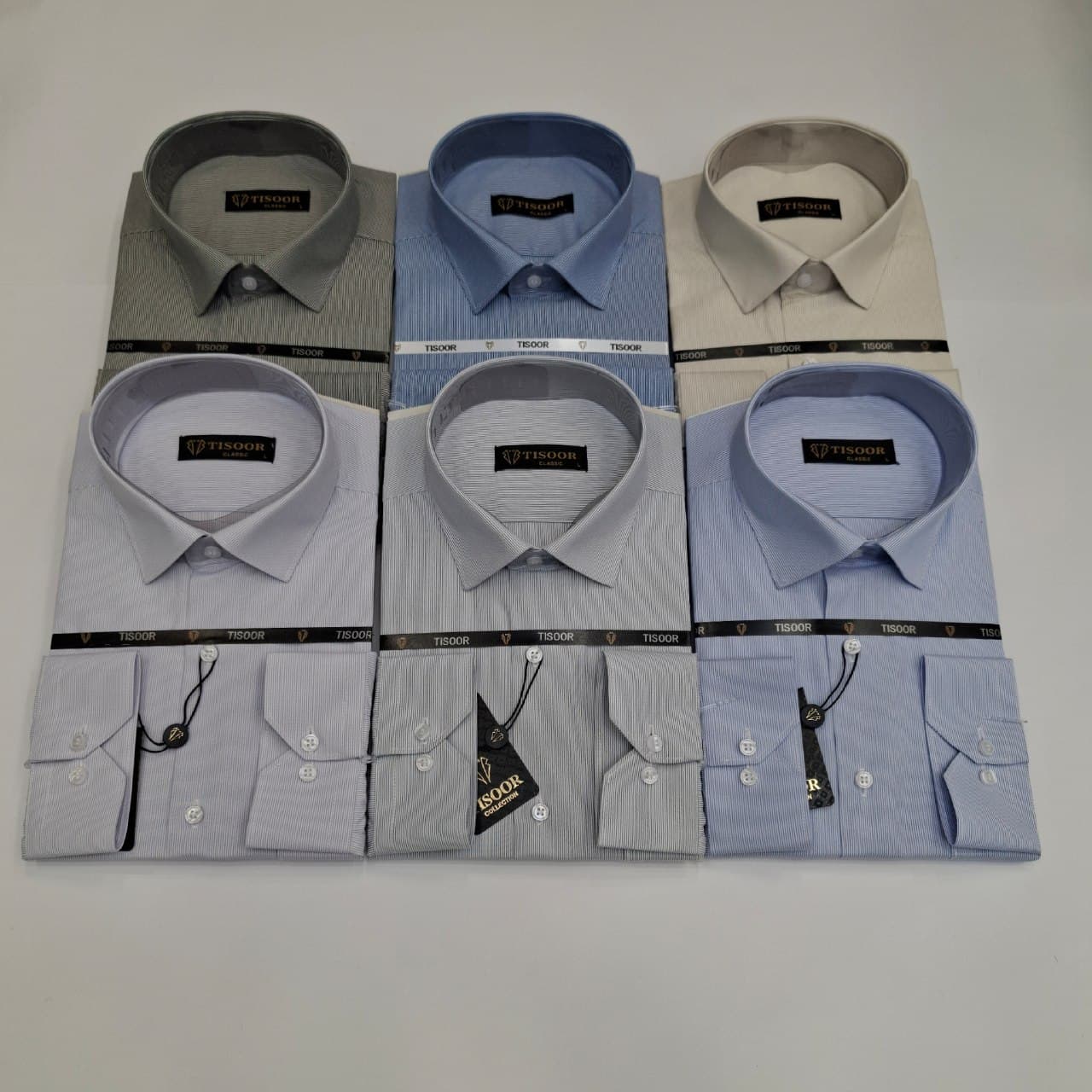 خرید عمده پیراهن مردانه راه راه سوزنی (لایی ترک، دوخت صنعتی)