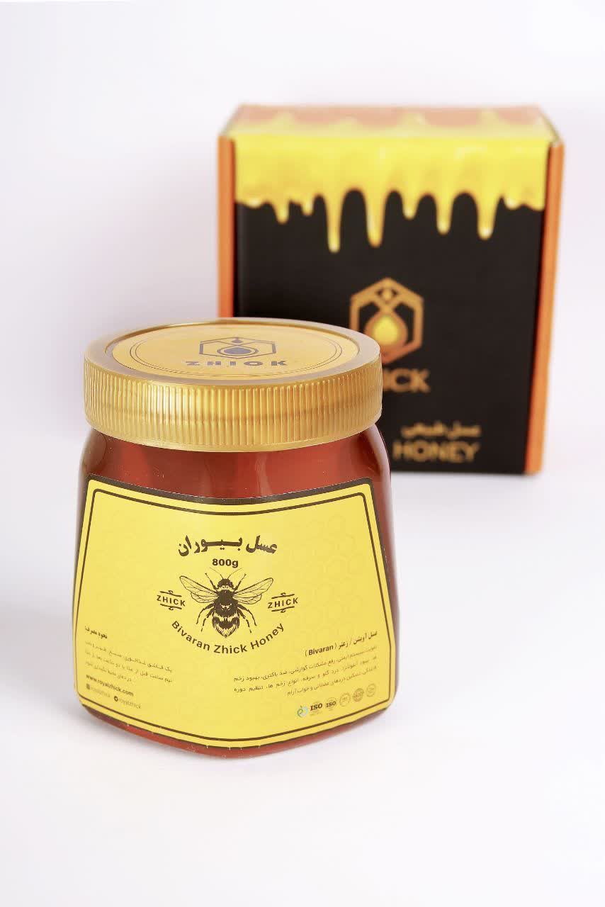 خرید عسل شفا 800 گرمی صادراتی آویشن بیوران + قیمت فروش استثنایی و ارسال رایگان و هدیه