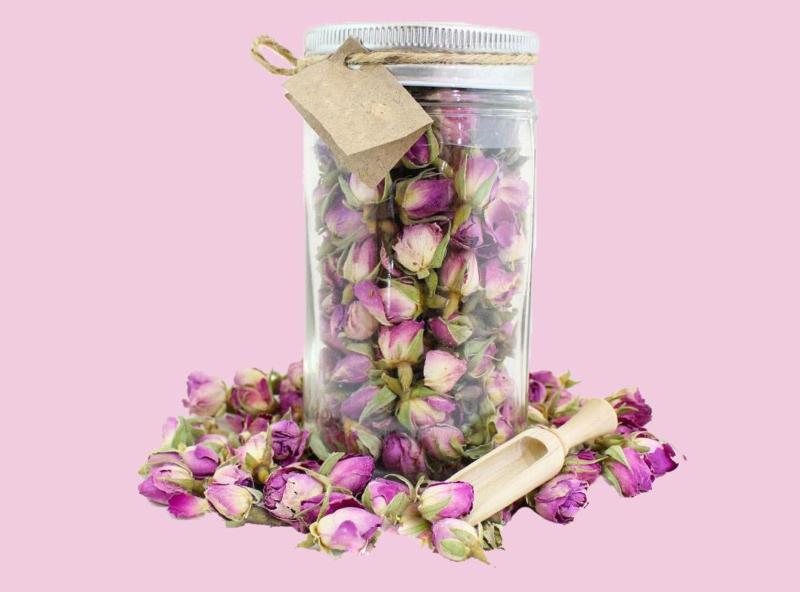 خرید عمده غنچه خشک گل محمدی صادراتی با بسته بندی مختلف با شرکت فولاد گل