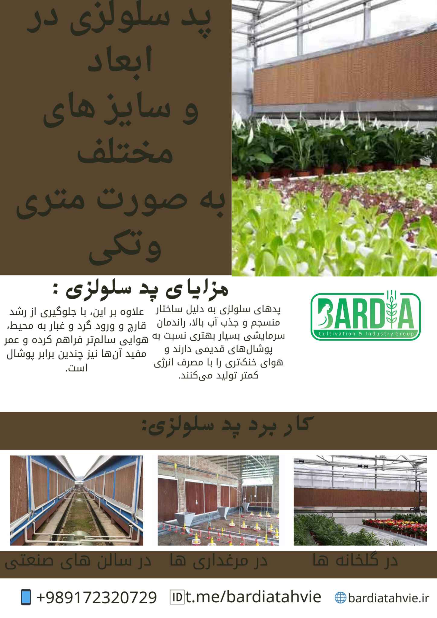 قیمت خرید پد سلولزی 7090 ابعاد 60×100 ضخامت 10و 15 در بازار امروز