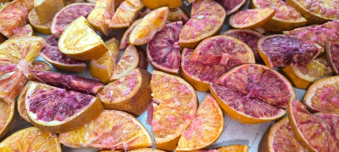خرید و فروش میوه خشک انجمادی + پرتقال تو سرخ